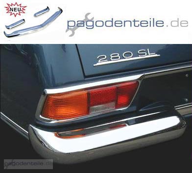 Sto�stange hinten Mercedes SL Pagode